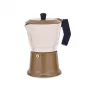 Aluminium-Herd-Mokkakanne Maestro MR-1657-3-BEIGE – 3-Tassen-Espressokocher, beige