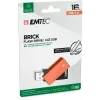 USB-Flash-Laufwerk Emtec C350 Brick 16 GB USB Typ-A 2.0 Schwarz Rot