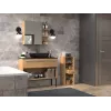 Top E Shop NEL V DDS ARTISAN Badezimmer-Aufbewahrungsschrank, Eiche