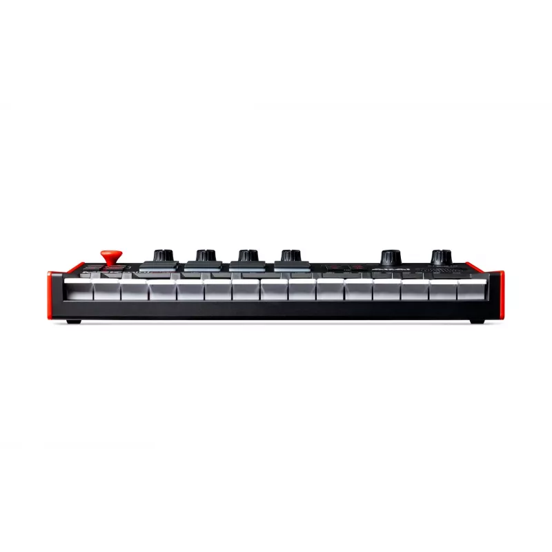 Akai MPK Mini Play MK3 MIDI-Controller-Keyboard mit Pad-Controller, USB, Schwarz/Rot