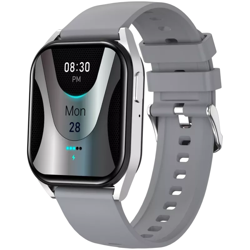 Canyon Chatter SW-58 CNS-SW58SS Smartwatch, 1,8″ IPS, BT-Telefonie, silbergrau