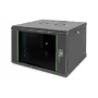 Professional Wandgehäuse Unique Serie - 600x600 mm (BxT), IT-Schrank schwarz, 7 Höheneinheiten