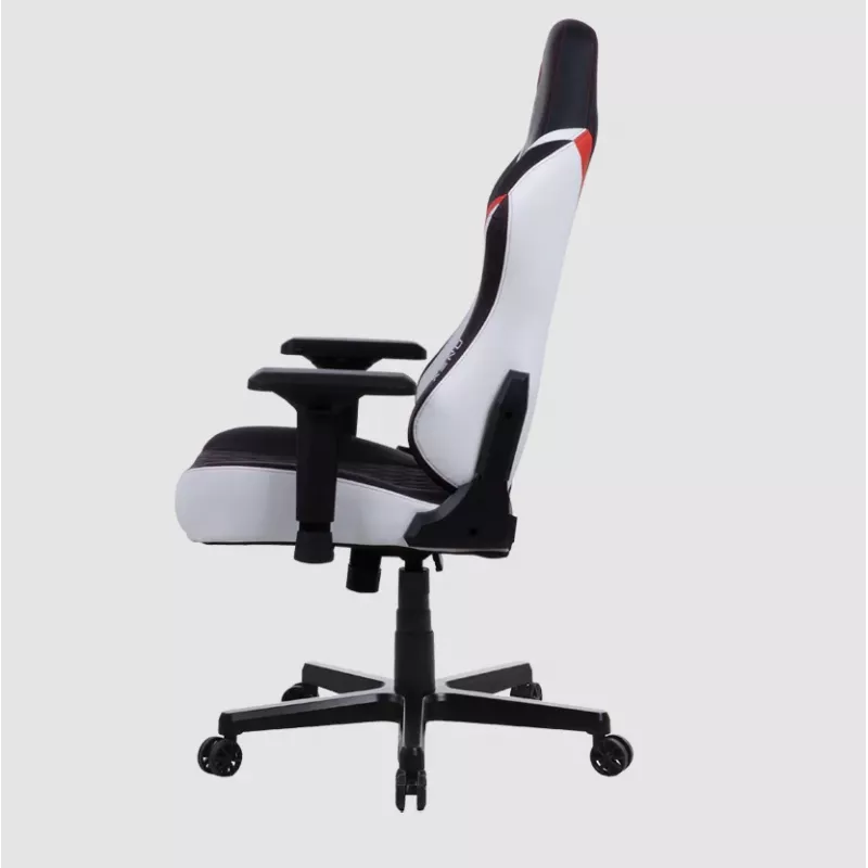 Gaming-Stuhl Onex FX8 — ergonomischer Sitz mit Formschaum, höhenverstellbar und neigbar, schwarz/rot/weiß