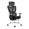 Bürostuhl mark adler Expert 4.6 Schwarz Drehstuhl MA-EXPERT 4.6 Schwarz, schwarze Polsterung, einstellbare Funktionen