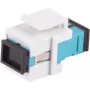 Glasfaser-Keystone-Steckverbinder ShiverPeaks SC-SC Simplex aqua