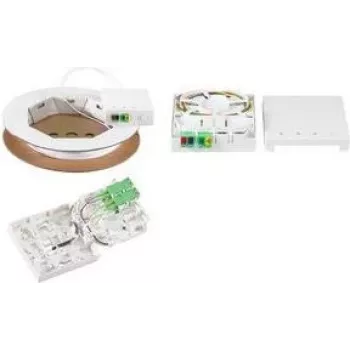 LogiLink FB4LC20 Glasfaser-LWL-Verbindungskabel 20 m Weiß (FB4LC20)