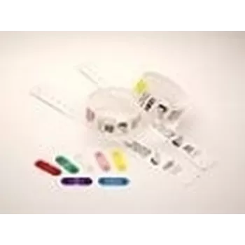 Zebra Clips zur Verwendung mit QuickClip-Armbändern, Rot
