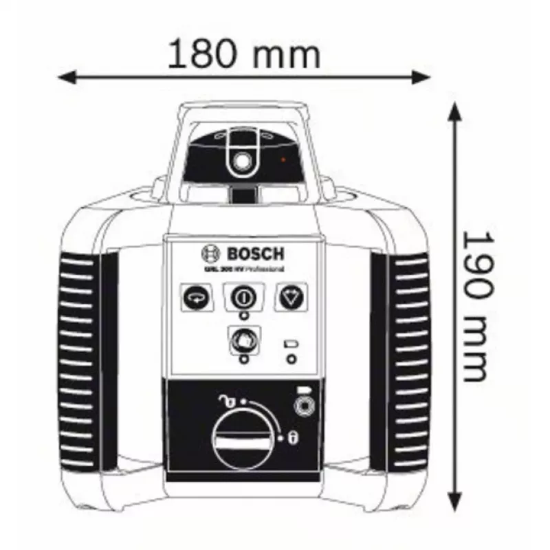 Bosch GRL 300 HV Professional Rotationslaser 300 m 635 nm (< 1 mW)