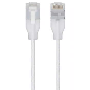 Netzwerkkabel Ubiquiti UACC-Cable-Patch-EL-C6A-15M-W RJ-45 Cat6a 15m Transparent Weiß