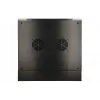 Extralink Rackmount-Gehäuse 6U 600x600 AZH Schwarz wandmontiert, schwenkbar