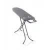 Leifheit Classic M Black 72486 Bügelbrett in Originalgröße, 120 x 38 cm, Höhe 69–88 cm, schwarz