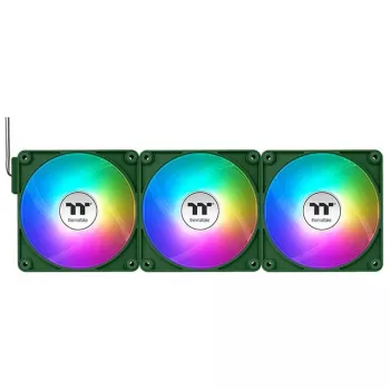 Thermaltake CT140 EX Reverse ARGB Sync Lüfter 14 cm Racing Grün 3 Stück