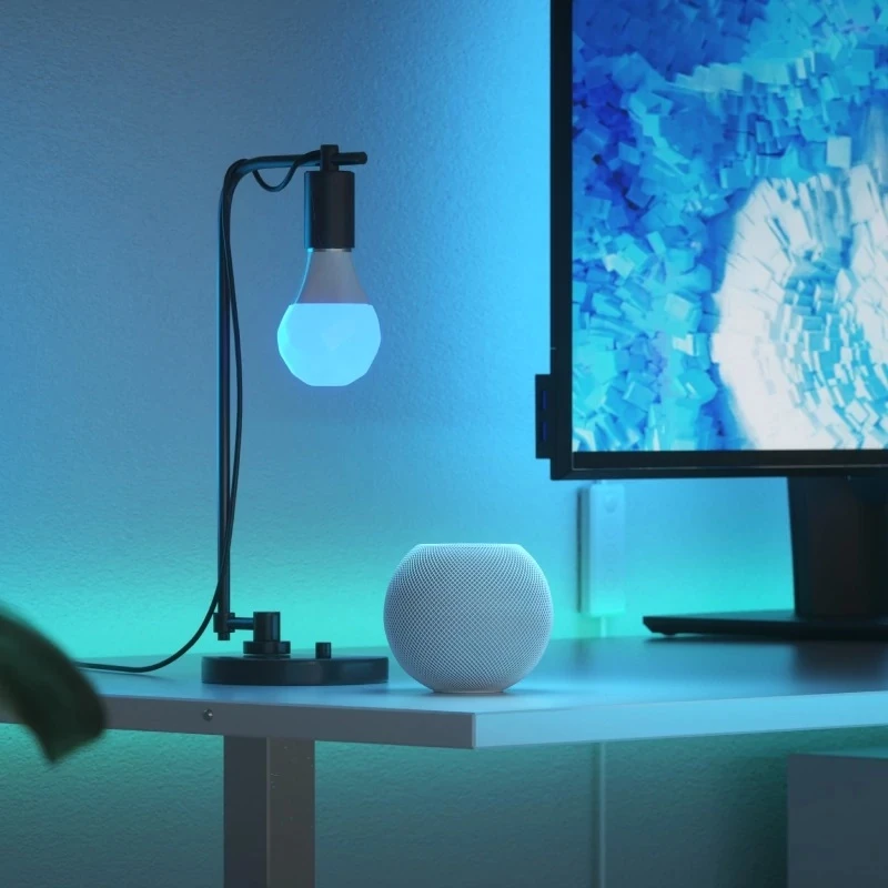 Nanoleaf Essentials Matter Smart A60 LED-Lampe, E27, 9 W, 900 lm, 2700-6500 K RGBCW, 4er-Pack