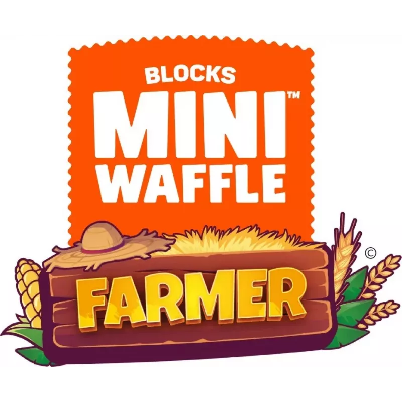 Marioinex Mini Waffle 112-teiliger Baukasten – Farmer Urocze Ranczo, mehrfarbig, Alter 6+