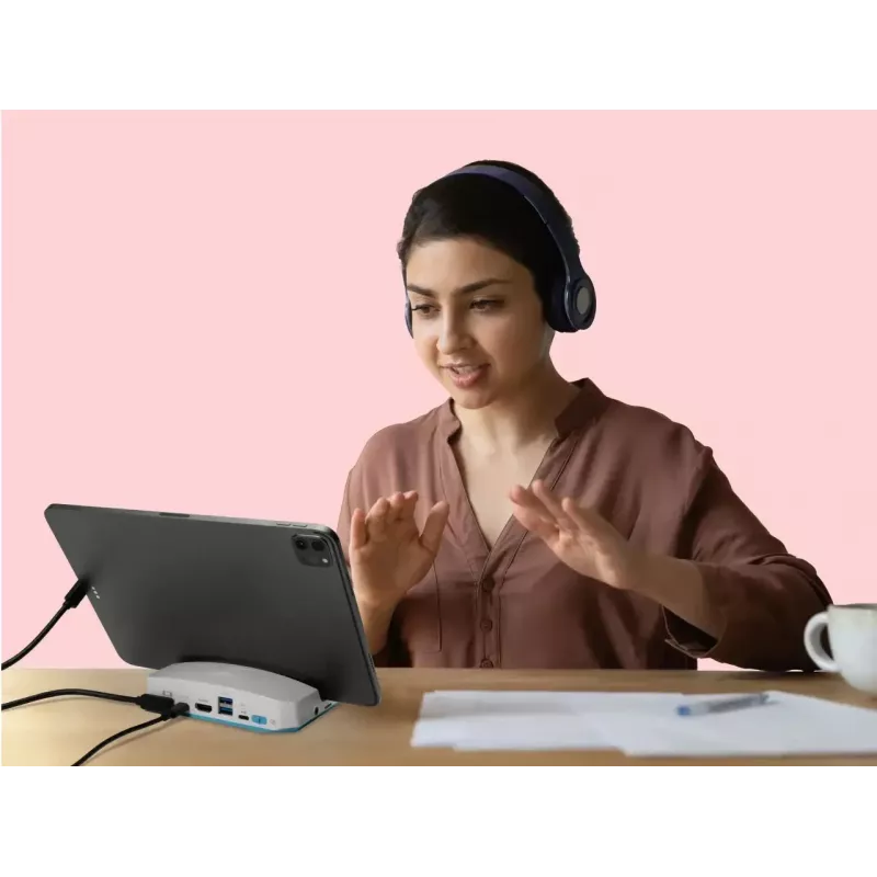 AVerMedia X'TRA GO GC515 Video-Capture-Dock, 4K30/1080p120 Aufnahme, 4K60 HDMI-Ausgang, USB-C DP Alt Mode, USB Power Delivery, weiß