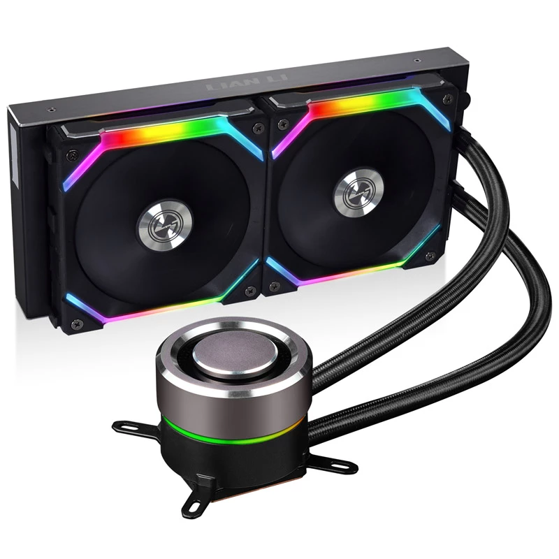 Lian Li Galahad AIO Prozessor All-in-One Flüssigkeitskühler 12 cm Schwarz