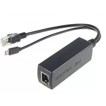Microconnect MC-POESPLITTER Netzwerk-Splitter Power over Ethernet (PoE) Schwarz