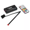 Akyga AK-CA-73 RGB-Lüftersteuerung mit Fernbedienung, 12 Anschlüsse (10 Lüfter + 2 LED-Streifen), Molex-Stromversorgung