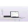 Philips PSE0501 Smart Meeting kabelloses Konferenzmikrofon mit Meeting-Assistent Sembly, USB-C, Schwarz/Grau