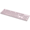 Kabellose Tastatur CANYON HKB-W01 – UK/US-Layout, beige, mit AAA-Batterien betrieben