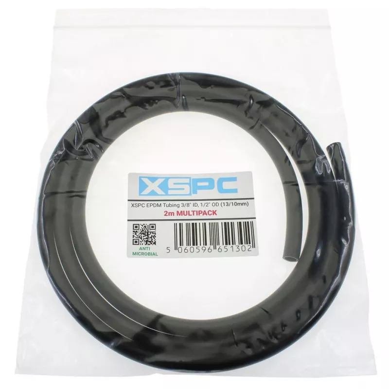 Weicher EPDM-Schlauch XSPC 13/10 mm (ID 10 mm / AD 13 mm), 2 m, schwarz