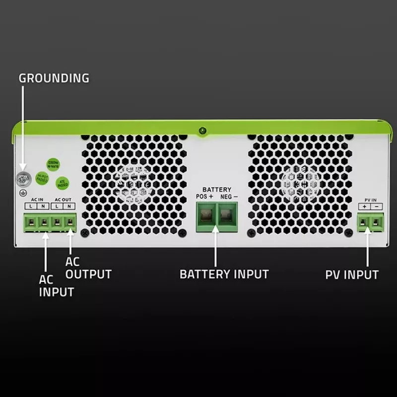 Off-grid solar inverter QOLTEC 3500W model 53864 for standalone photovoltaic systems