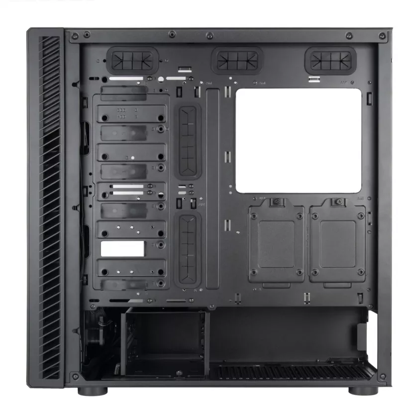 SilverStone SETA Q1 Midi-Tower-Gehäuse, Schwarz