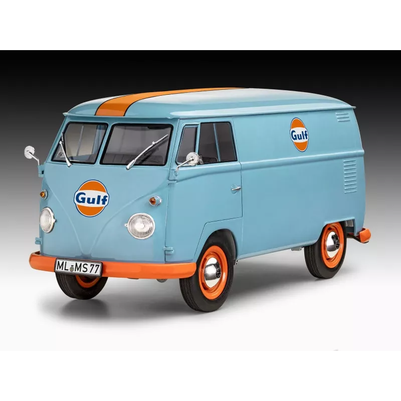 Kunststoffmodell VW T1 Panel Van - Gulf Dekoration 1/24