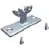 Bachmann Easy-Desk-3G Kabelkanalhalter, Silber