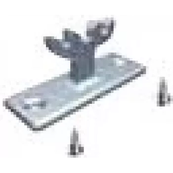 Bachmann Easy-Desk-3G Kabelkanalhalter, Silber