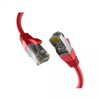 EFB-Elektronik CAT8.1 Rot 0,25m RJ45 Patchkabel S/FTP PIMF LSZH 2000MHz 40GB Netzwerkkabel Hersteller: EFB Elektronik (EC020200288)