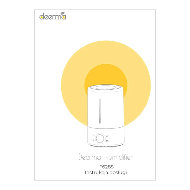 Deerma F628S Ultraschall-Luftbefeuchter, 5 L, Weiß