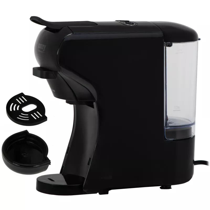 Camry CR 4414bb Multi-Kapsel-Espressomaschine, 19 bar, 1450 W, 0,6 l Wassertank, Schwarz