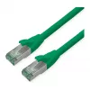 ROLINE RM Patchkabel Cat.6A S/FTP (PiMF), grün, 0,5 m