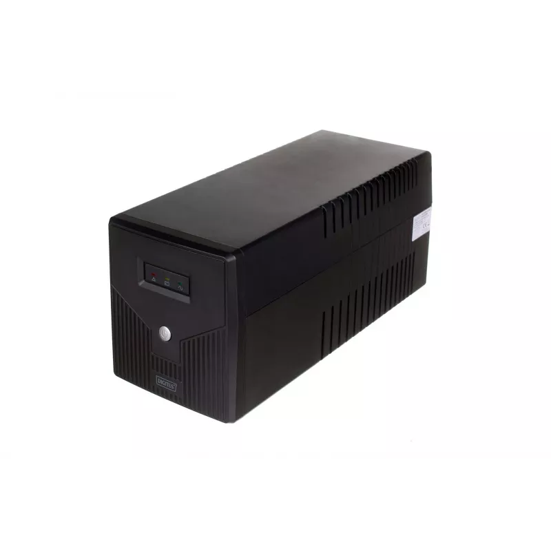 Digitus DN-170065 Line-Interactive-USV, 1000VA / 600W, 4x Schuko, 2x 12V/7Ah