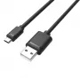 UNITEK Y-C451GBK USB-Kabel 1 m USB 2.0 USB A Micro-USB B Schwarz