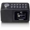 Lenco CR-625BK DAB+/FM Radiowecker mit Bluetooth und kabellosem Laden, schwarz