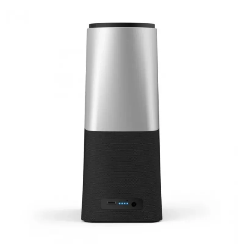 Philips PSE0540 Smart Meeting tragbares Konferenzmikrofon, USB-C, Schwarz/Silber