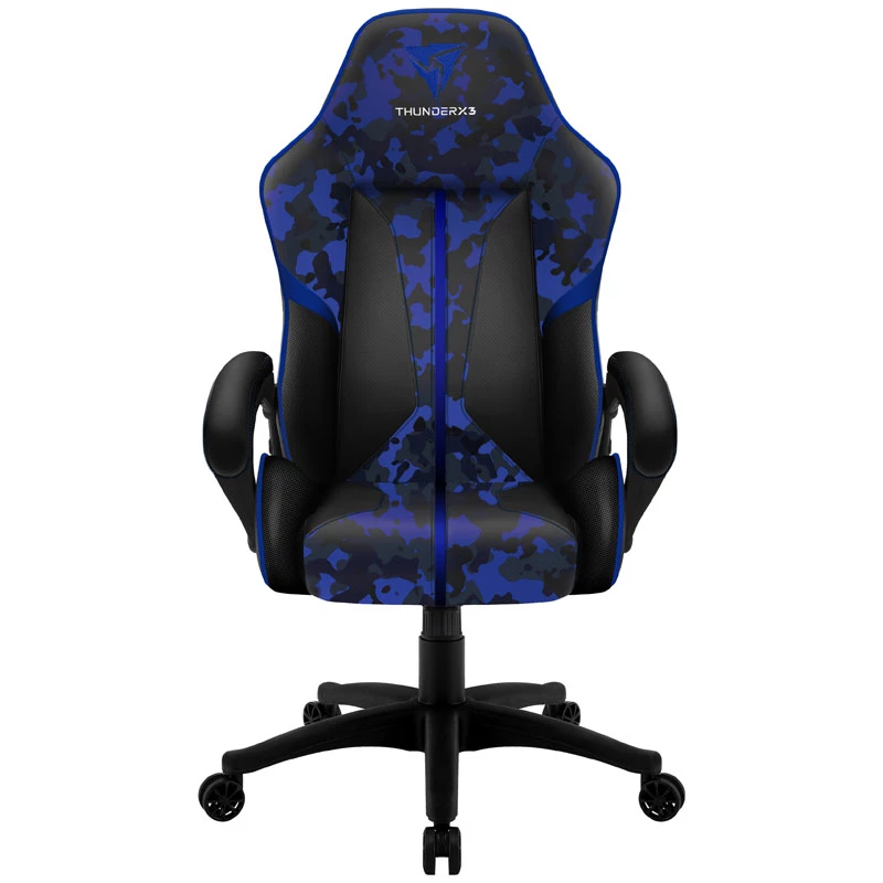 Gaming-Stuhl thunder x3 BC1 Camo Blue mit höhenverstellbarer und neigbarer Sitzfläche