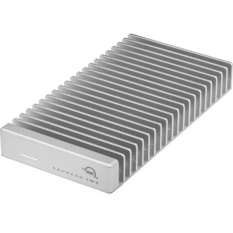 Other World Computing OWC Express 1M2 - SSD - 1 TB - extern (tragbar) - USB4 (USB-C-Anschluss) - Silber (OWCUS4EXP1MT01)