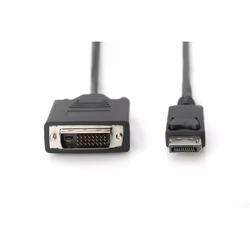 Assmann DisplayPort-Adapterkabel. DP - DVI (24+1) M/M. 1,0 m. mit Verriegelung. DP 1.2 kompatibel. UL. CE. bl (AK-340301-010-S)