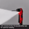Einhell TE-AD 18 Li Solo Akku-Winkelbohrschrauber, Power X-Change, 18 V, 45 Nm, ohne Akku und Ladegerät, rot/schwarz