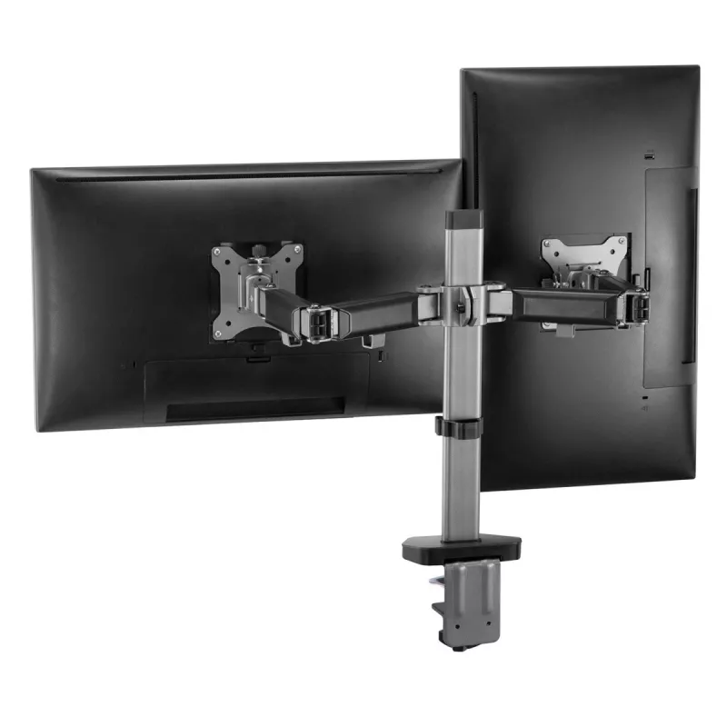 Einbaubügel für zwei Deluxe Ergo Office Monitore, 17-32, max. 9 kg, ER-449