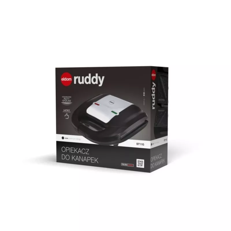 ELDOM Sandwich RUDDY, 750 W, Granitplatten