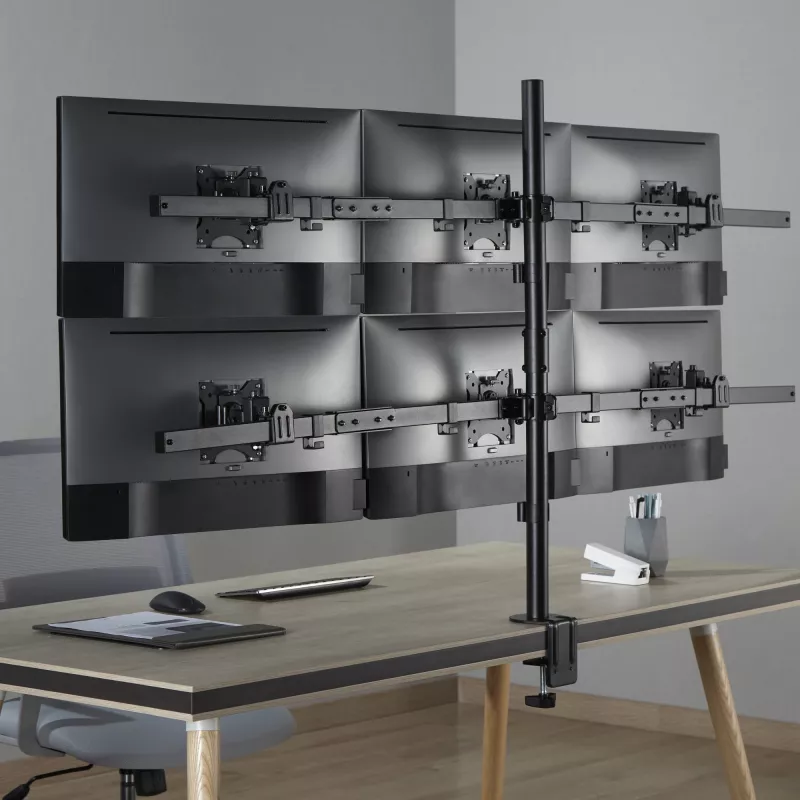 LCD-Halterung SBOX LCD-352/6-2 für 17–32 Zoll Displays, 7×7 kg, VESA 100×100