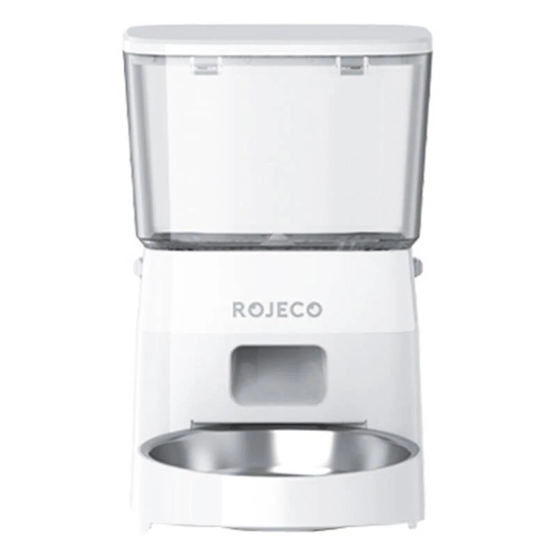 Rojeco 2L WiFi automatischer Futterspender (weiß)