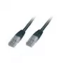 Wentronic Goobay CAT 5e Patchkabel, U/UTP, Schwarz, 0,5 m - CCA Kupfer-Mix (68643)
