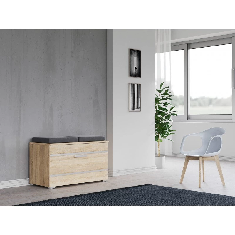 Geschlossener Schuhschrank Top e Shop OPAL SZAFKA SONOMA – Eiche, 850×450 mm, Spanplatte, 16 mm Rahmen