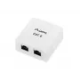 Lanberg OS6-0002-W Kabel Interface/Gender Adapter 2 X RJ-45 Weiß (OS6-0002-W)