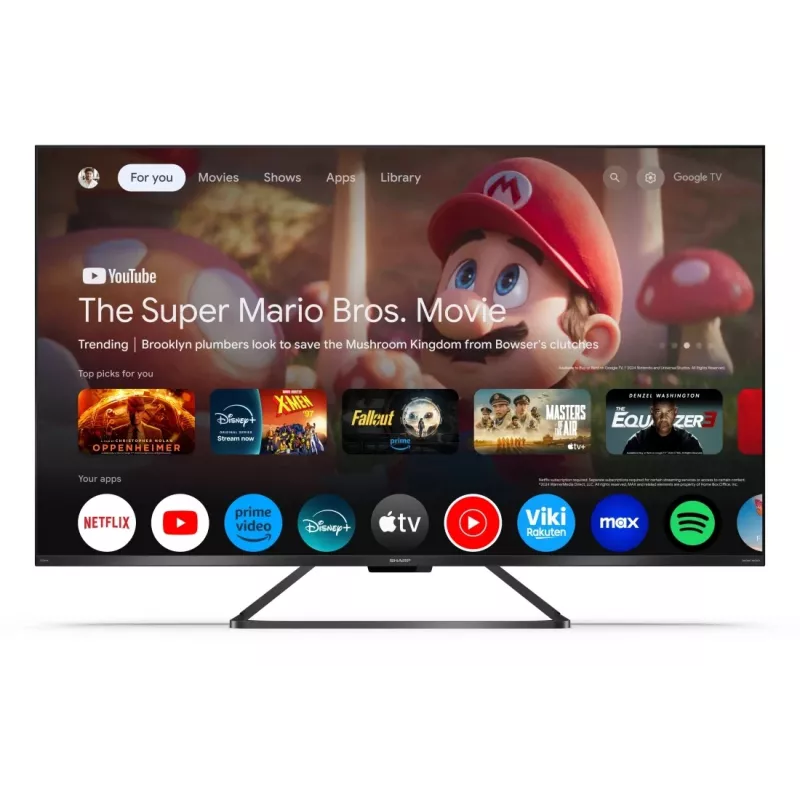 Sharp 50GR8265E 127 cm (50 Zoll) 4K Ultra HD Smart TV Schwarz